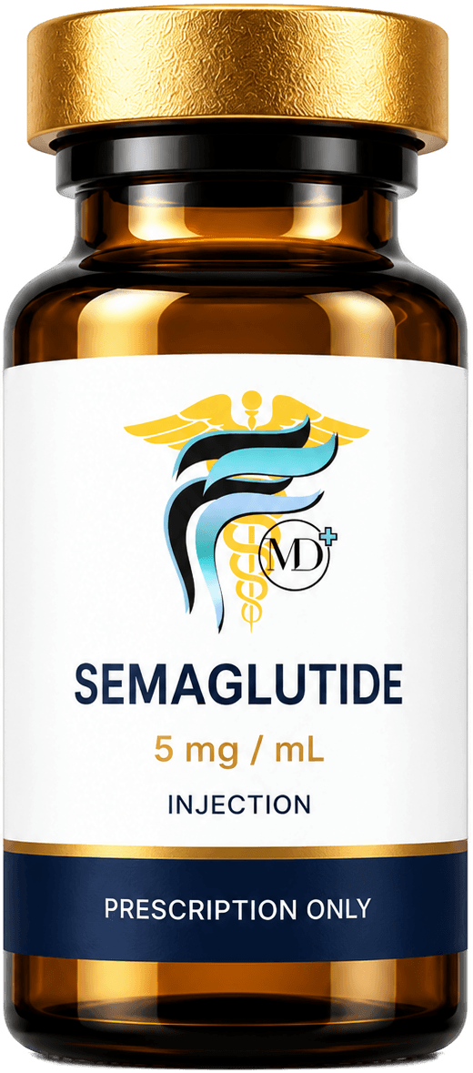 Fit & Flourish MD compounded GLP-1 vial